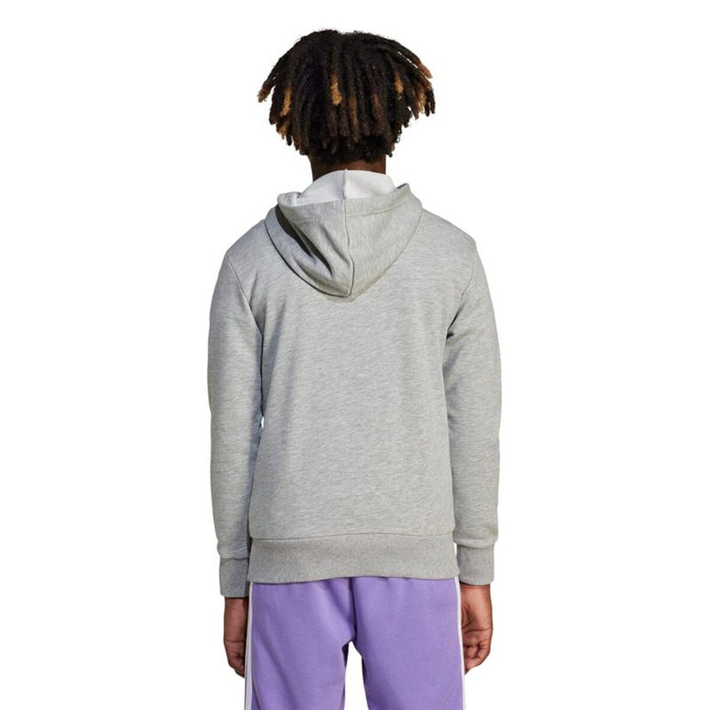 Sudadera con capucha para niña Adidas Big Logo French Terry Hd Gris claro-7