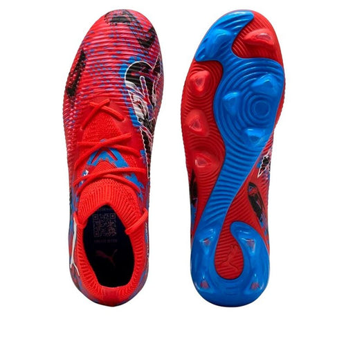 Botas de fútbol para adultos Puma Future 8 Match Play Rojas-1
