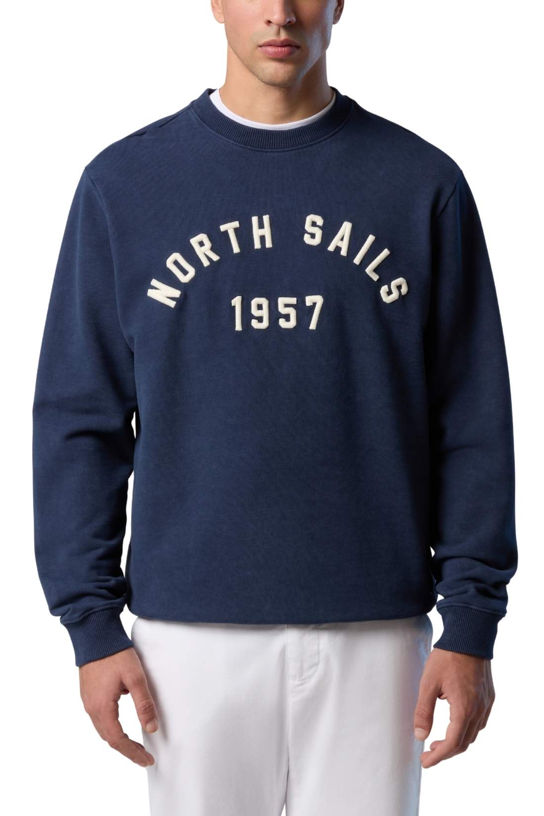 NORTH SAILS - Men's sweatshirt with embroidery logo-0