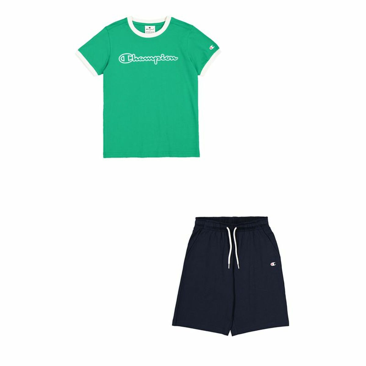 Conjunto deportivo infantil Champion verde lima