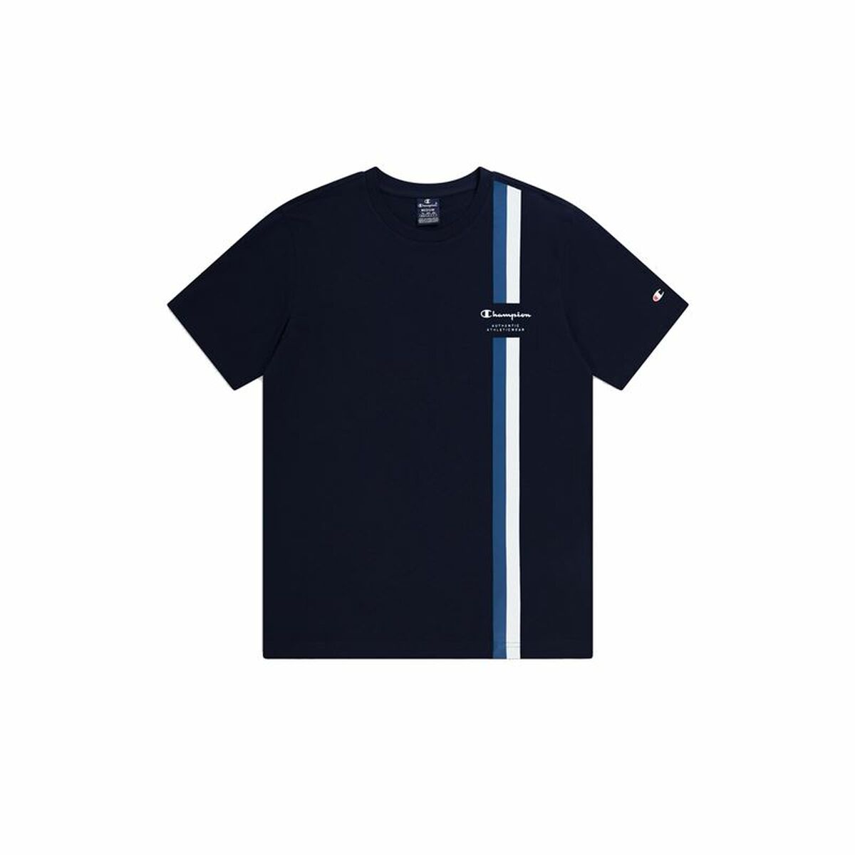 Camiseta de manga corta para hombre Champion Crewneck negra