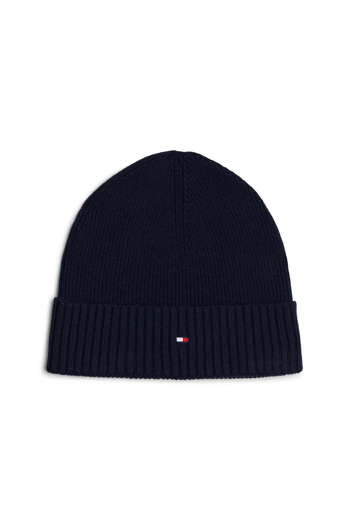 TOMMY HILFIGER - Men's beanie in cotton and cashmere blend  - Size One size-8