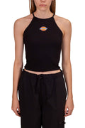 DICKIES - Women's slim logo top  - Size L-1