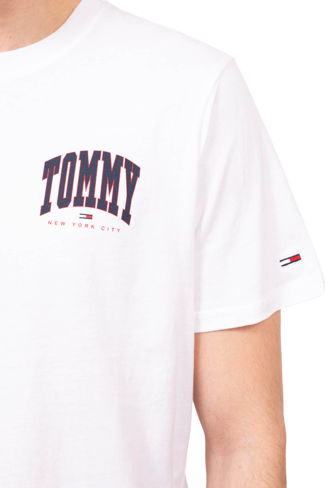 TOMMY JEANS - Men's printed logo T-shirt  - Size XXL-4