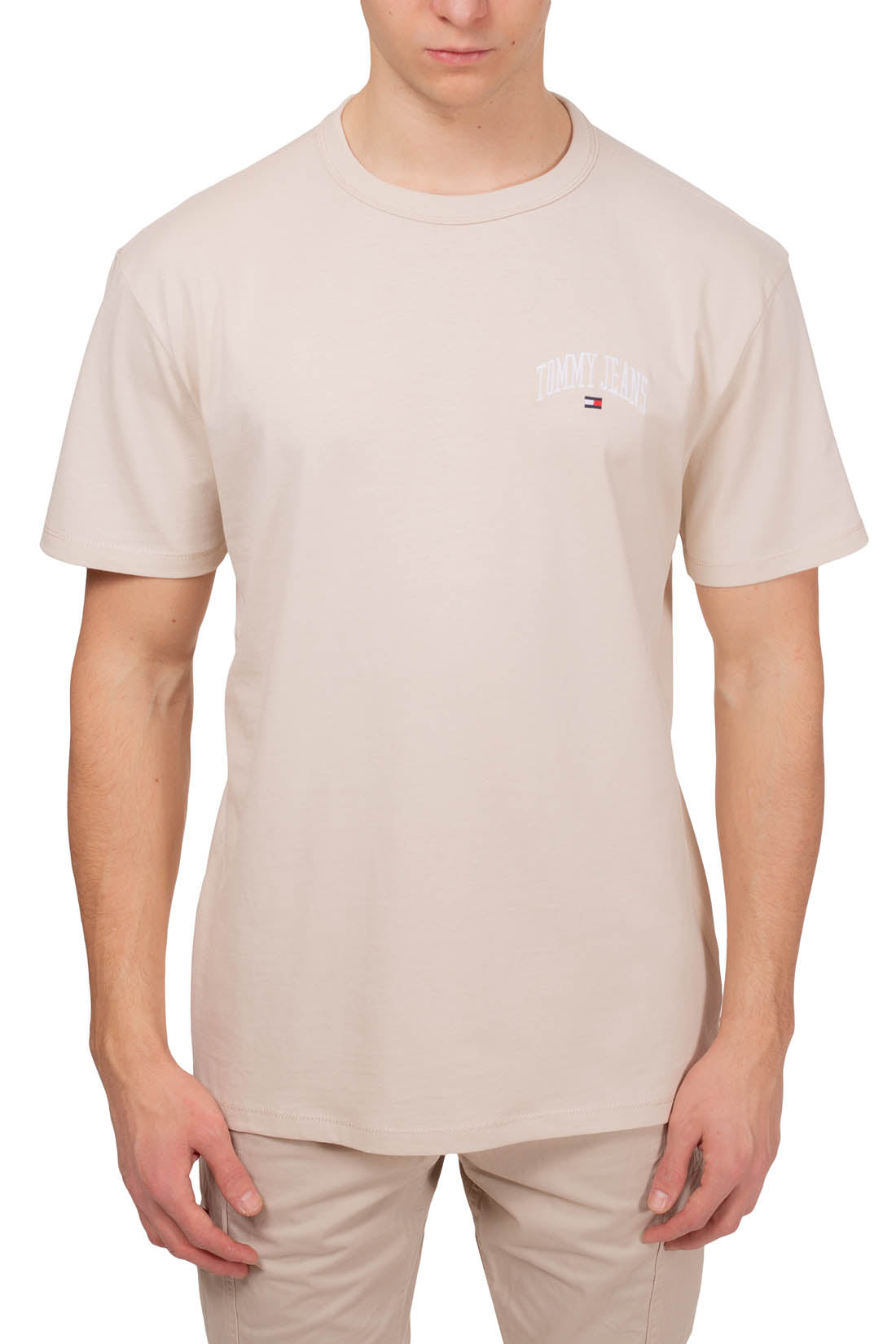 TOMMY JEANS - Men's regular T-shirt with varsity logo  - Size 3XL-21
