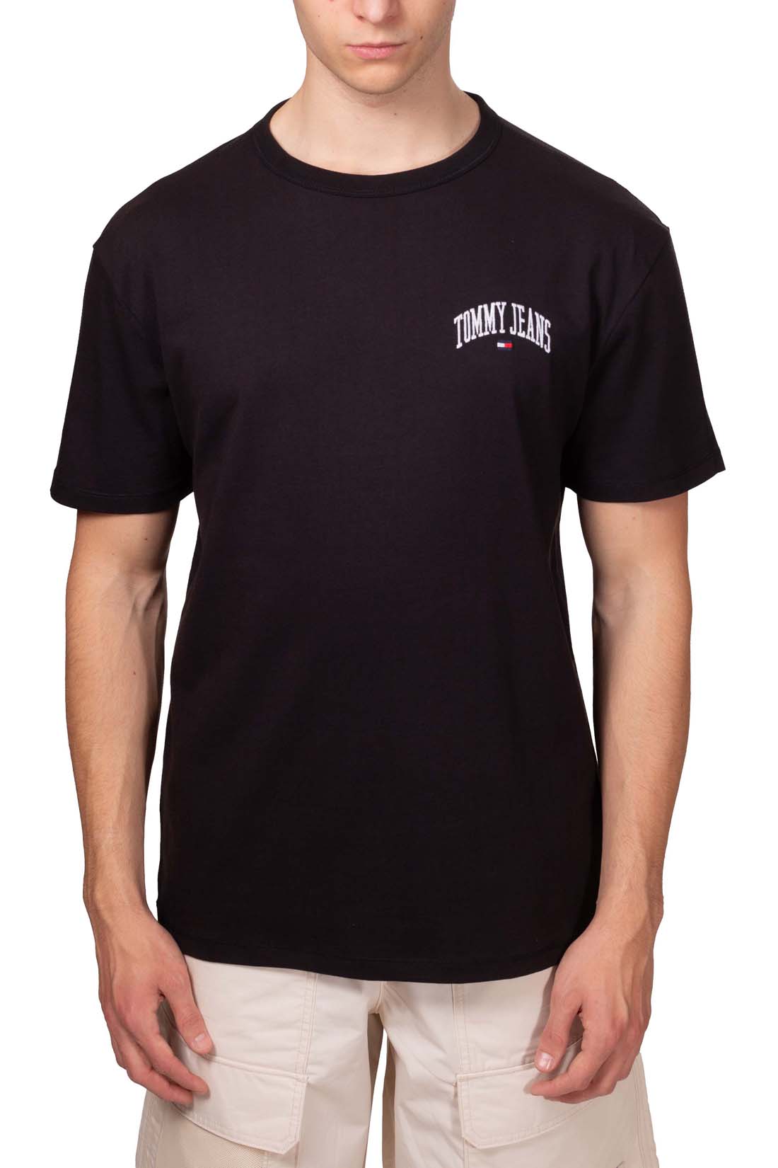 TOMMY JEANS - Men's regular T-shirt with varsity logo  - Size 3XL-33
