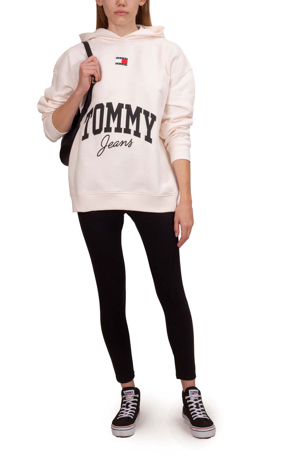 TOMMY JEANS - Women's summer oversize college hoodie-11