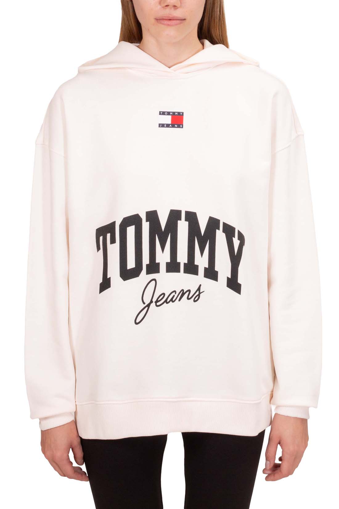 TOMMY JEANS - Women's summer oversize college hoodie-13