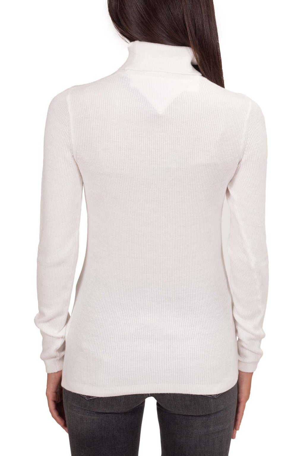 TOMMY JEANS - Women's slim ribbed turtleneck sweater  - Size L-2