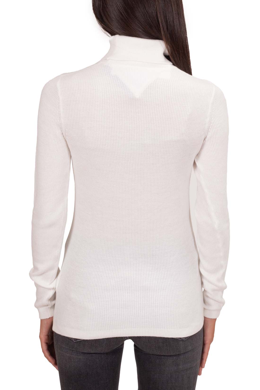 TOMMY JEANS - Women's slim ribbed turtleneck sweater  - Size L-6