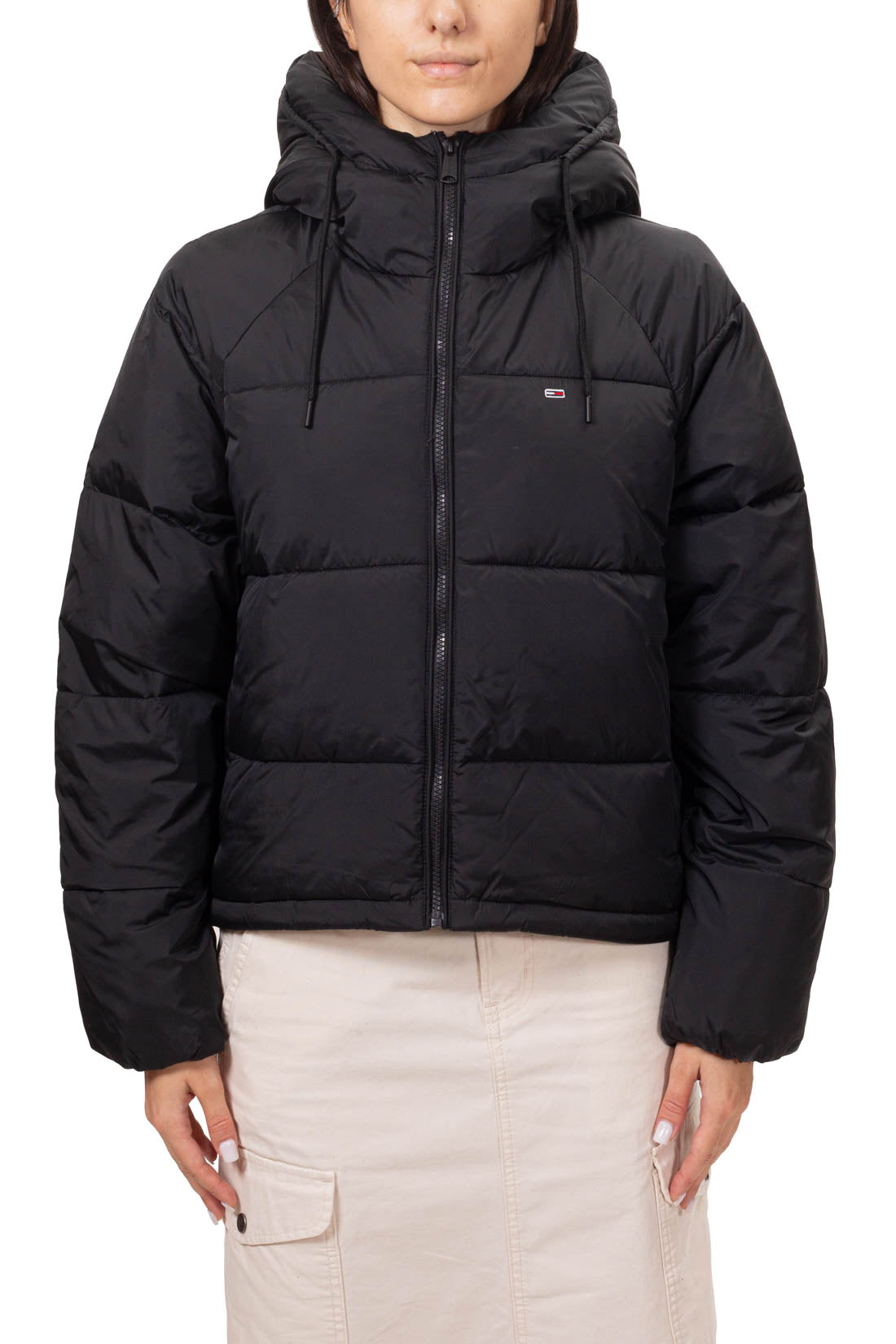 TOMMY JEANS - Women's down jacket with raglan sleeves  - Size L-31