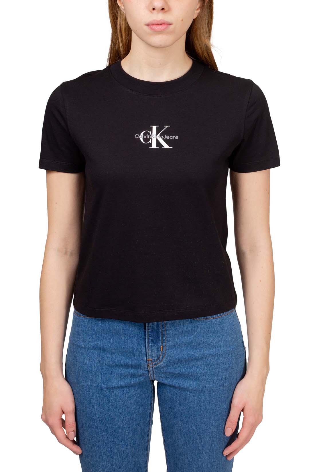 CALVIN KLEIN JEANS - Women's regular logo T-shirt-1