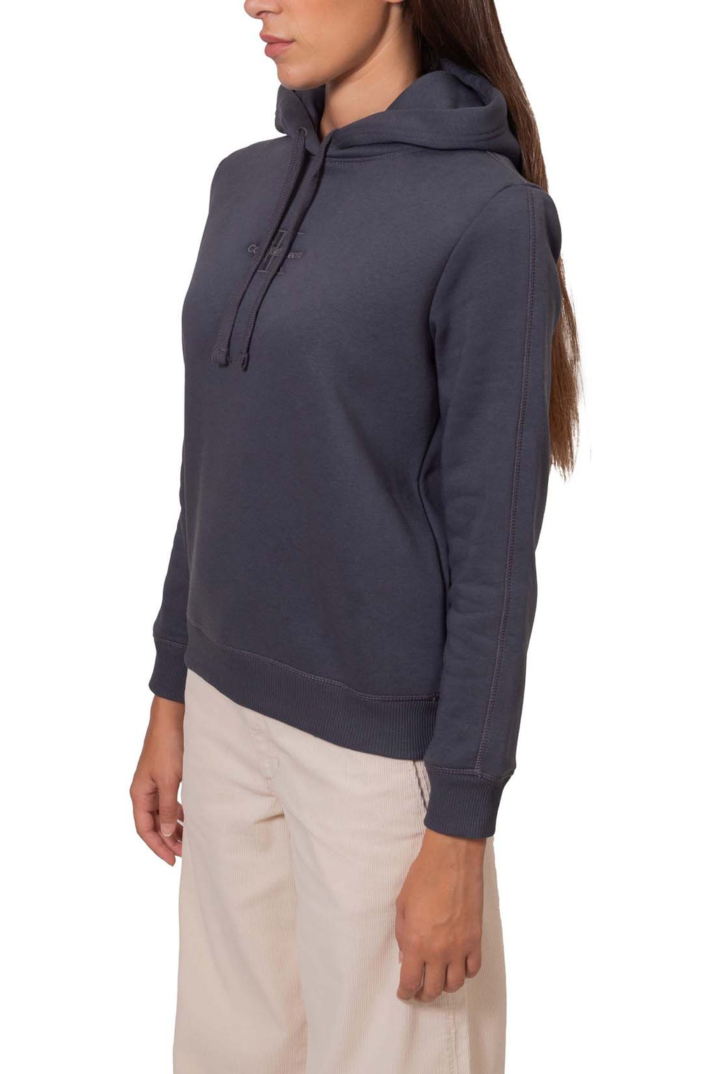 CALVIN KLEIN JEANS - Women's winter logo hoodie  - Size L-33