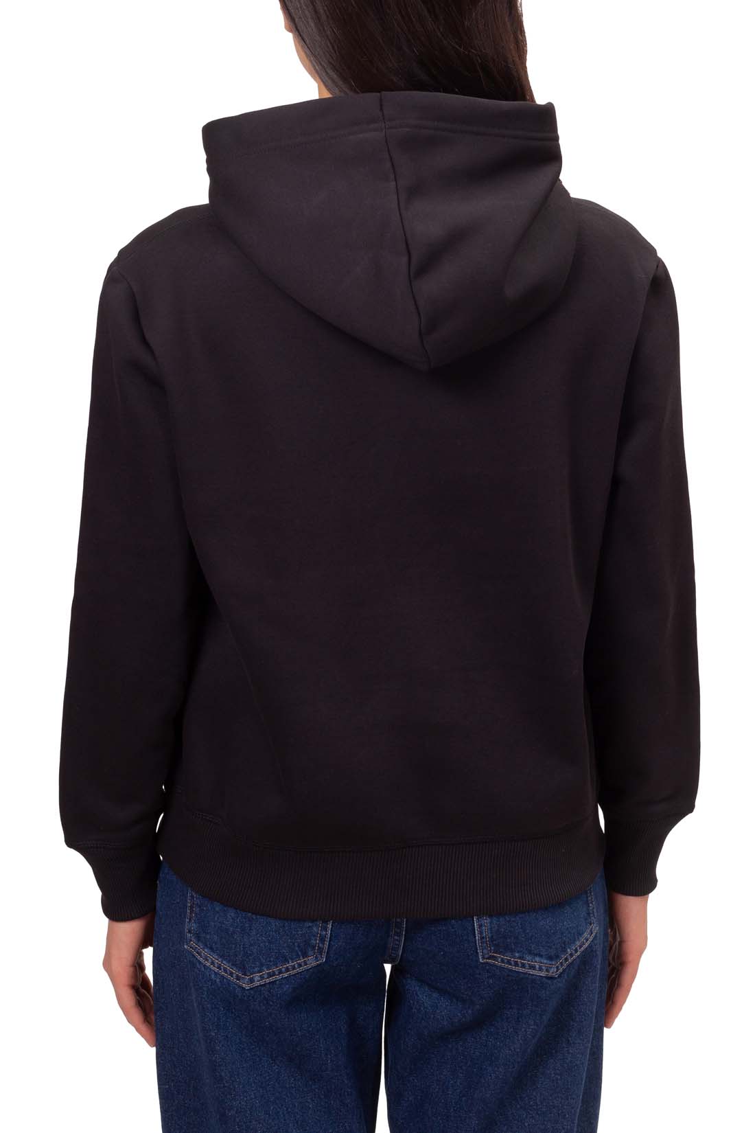 CALVIN KLEIN JEANS - Women's winter logo hoodie  - Size L-2
