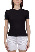 CALVIN KLEIN JEANS - Women's ribbed slim T-shirt-3