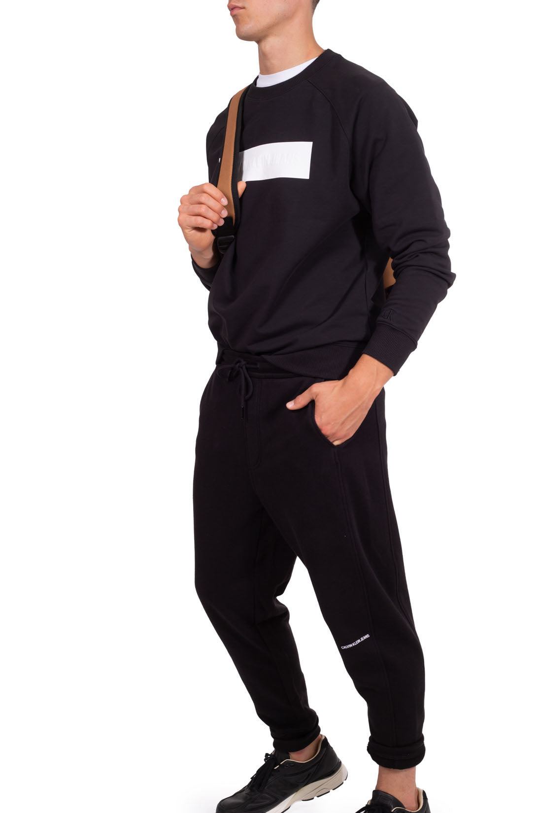 CALVIN KLEIN JEANS - Men's blocking logo sweatshirt-3