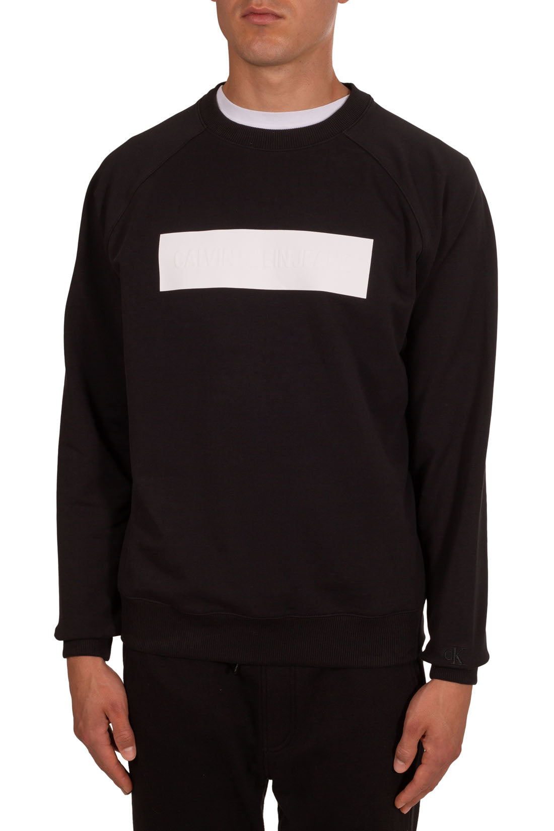 CALVIN KLEIN JEANS - Men's blocking logo sweatshirt-1