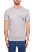 CALVIN KLEIN JEANS - T-shirt uomo in puro cotone con logo-1
