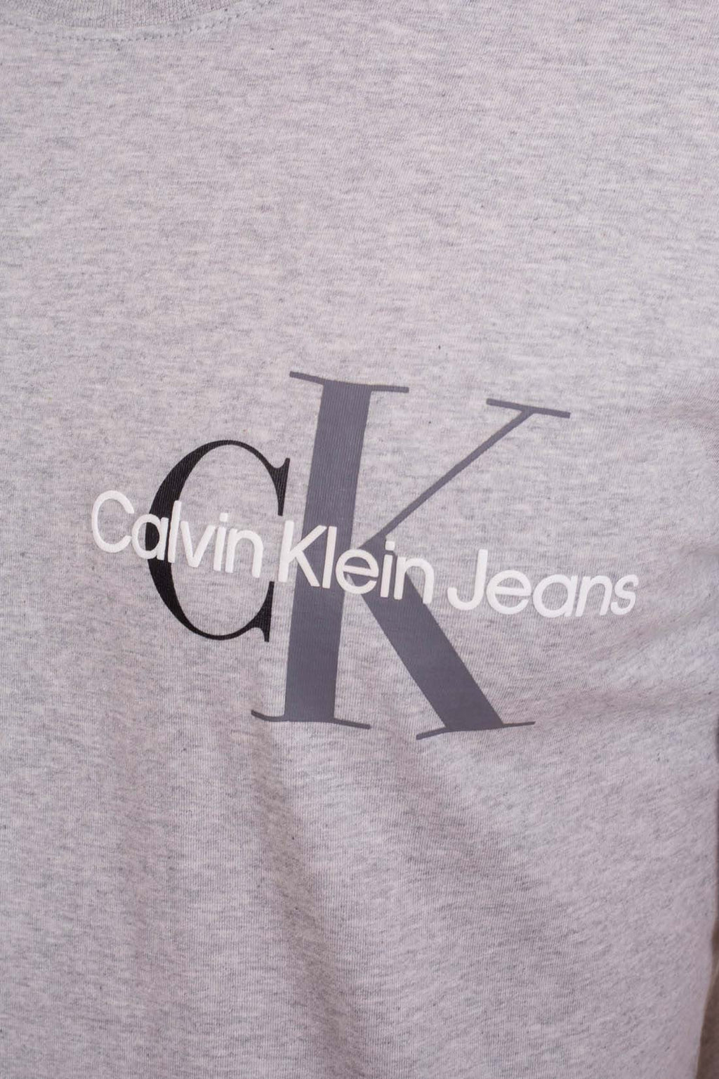 CALVIN KLEIN JEANS - T-shirt uomo in puro cotone con logo-0
