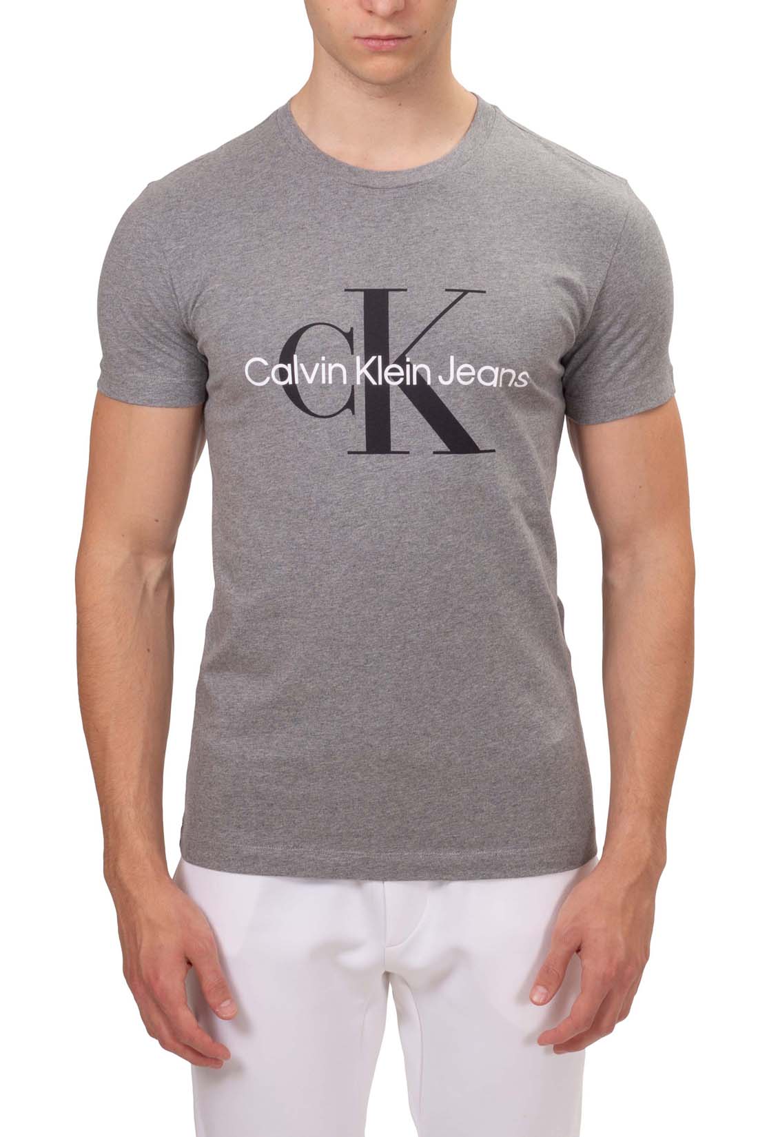 CALVIN KLEIN JEANS - Men's slim T-shirt with logo-11