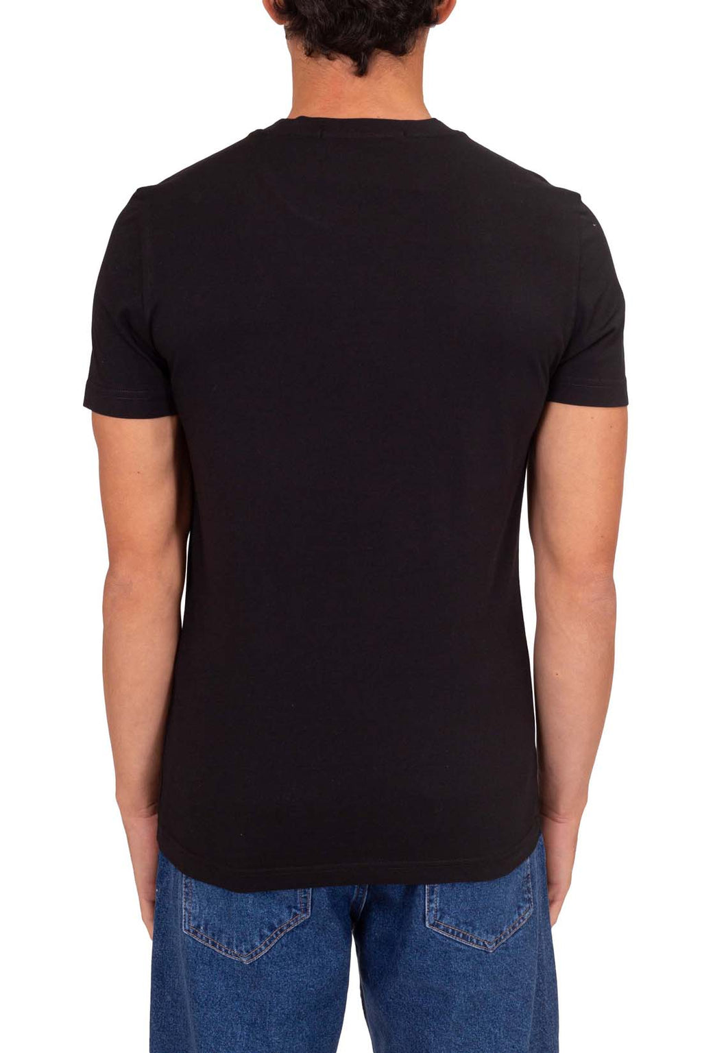 CALVIN KLEIN JEANS - Men's slim T-shirt with small logo  - Size XL-6