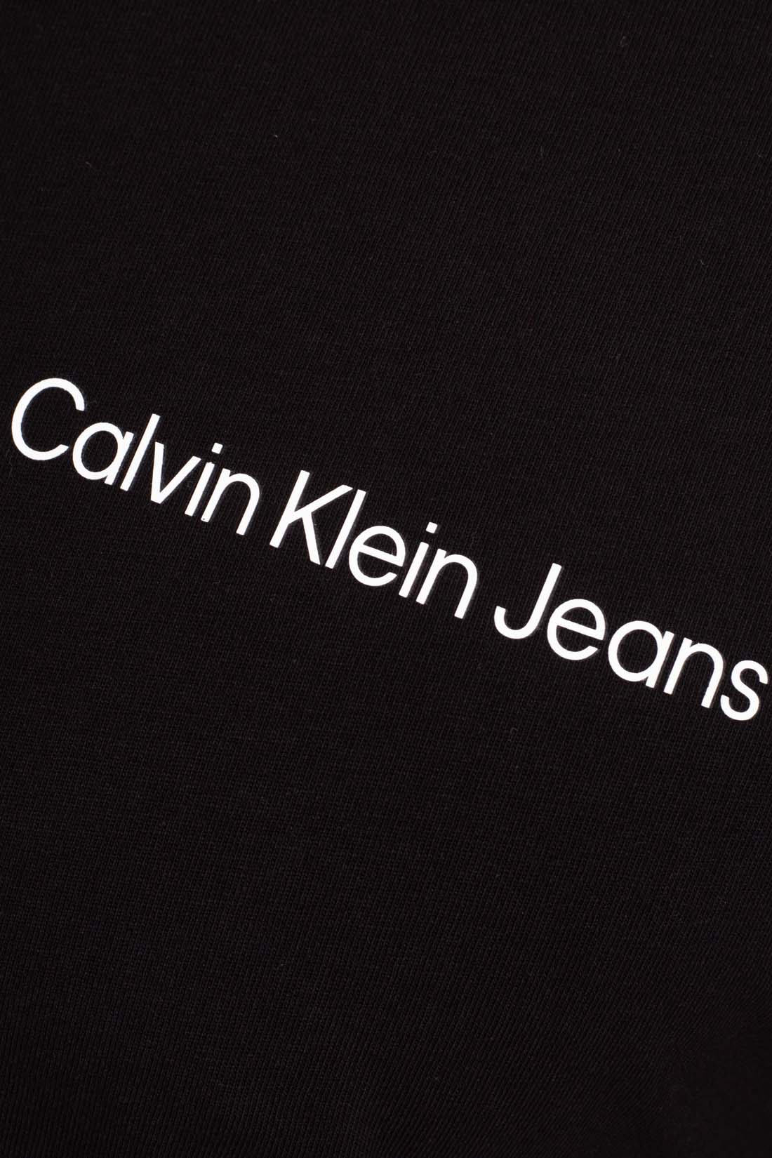 CALVIN KLEIN JEANS - Men's slim T-shirt with small logo  - Size XL-4