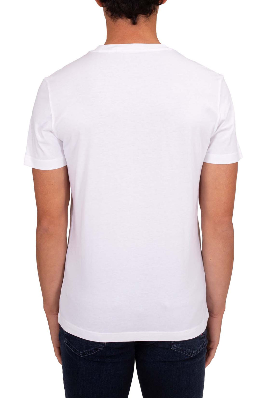 CALVIN KLEIN JEANS - Men's slim T-shirt with small logo  - Size XL-14