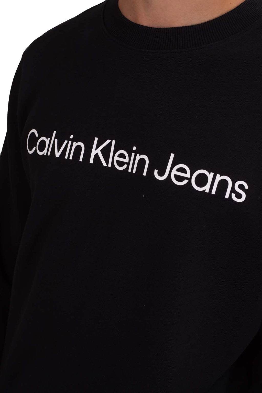 CALVIN KLEIN JEANS - Men's summer sweatshirt with linear logo-8