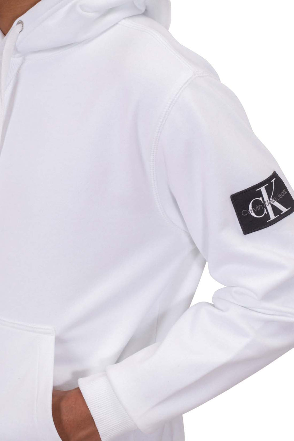 CALVIN KLEIN JEANS - Sudadera básica de verano para hombre con capucha