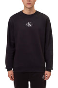 CALVIN KLEIN JEANS - Men's regular winter sweatshirt with double logo  - Size XL-5