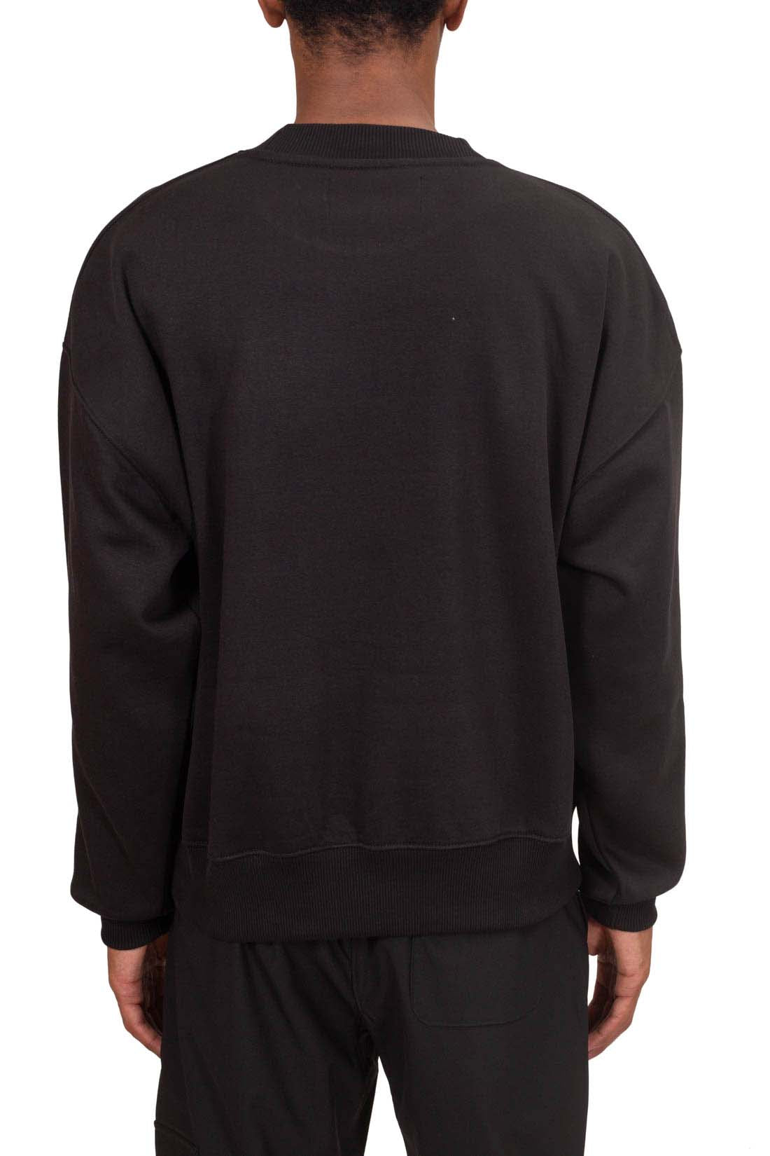 CALVIN KLEIN JEANS - Men's relaxed logo crewneck sweatshirt-2