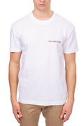 CALVIN KLEIN JEANS - Men's T-shirt with linear logo  - Size XL-1