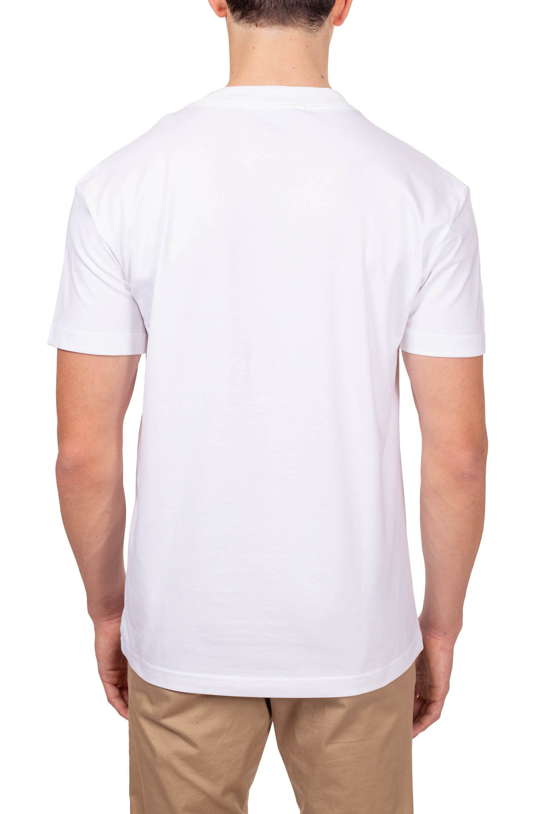 CALVIN KLEIN JEANS - Men's T-shirt with linear logo  - Size XL-2