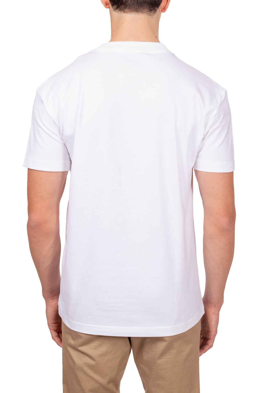 CALVIN KLEIN JEANS - Men's T-shirt with linear logo  - Size XL-6
