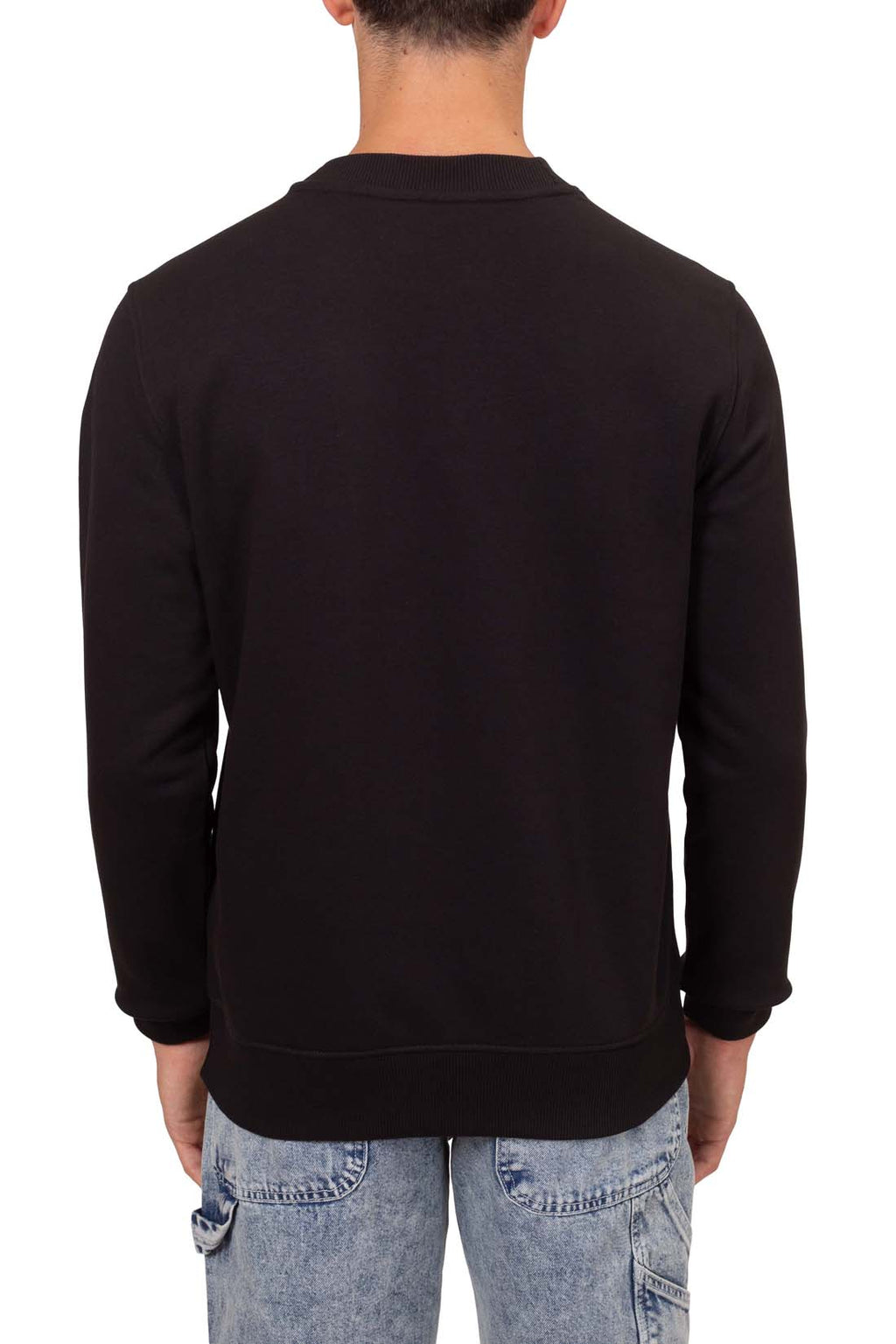 CALVIN KLEIN JEANS - Men's summer sweatshirt with monogram patch-6