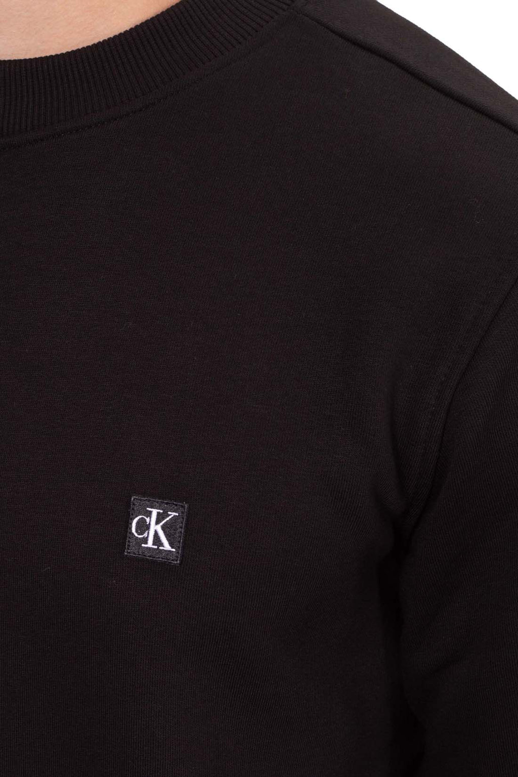 CALVIN KLEIN JEANS - Men's summer sweatshirt with monogram patch-0