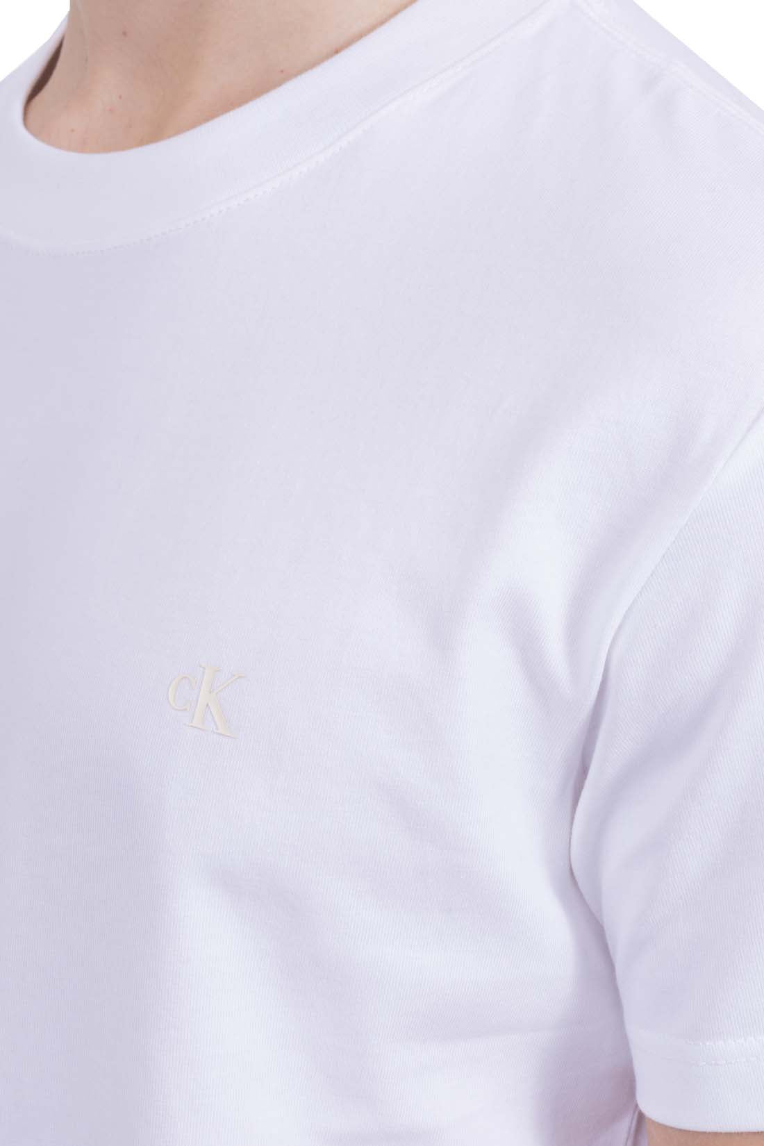 CALVIN KLEIN JEANS - Men's regular T-shirt in recycled cotton  - Size 3XL-28