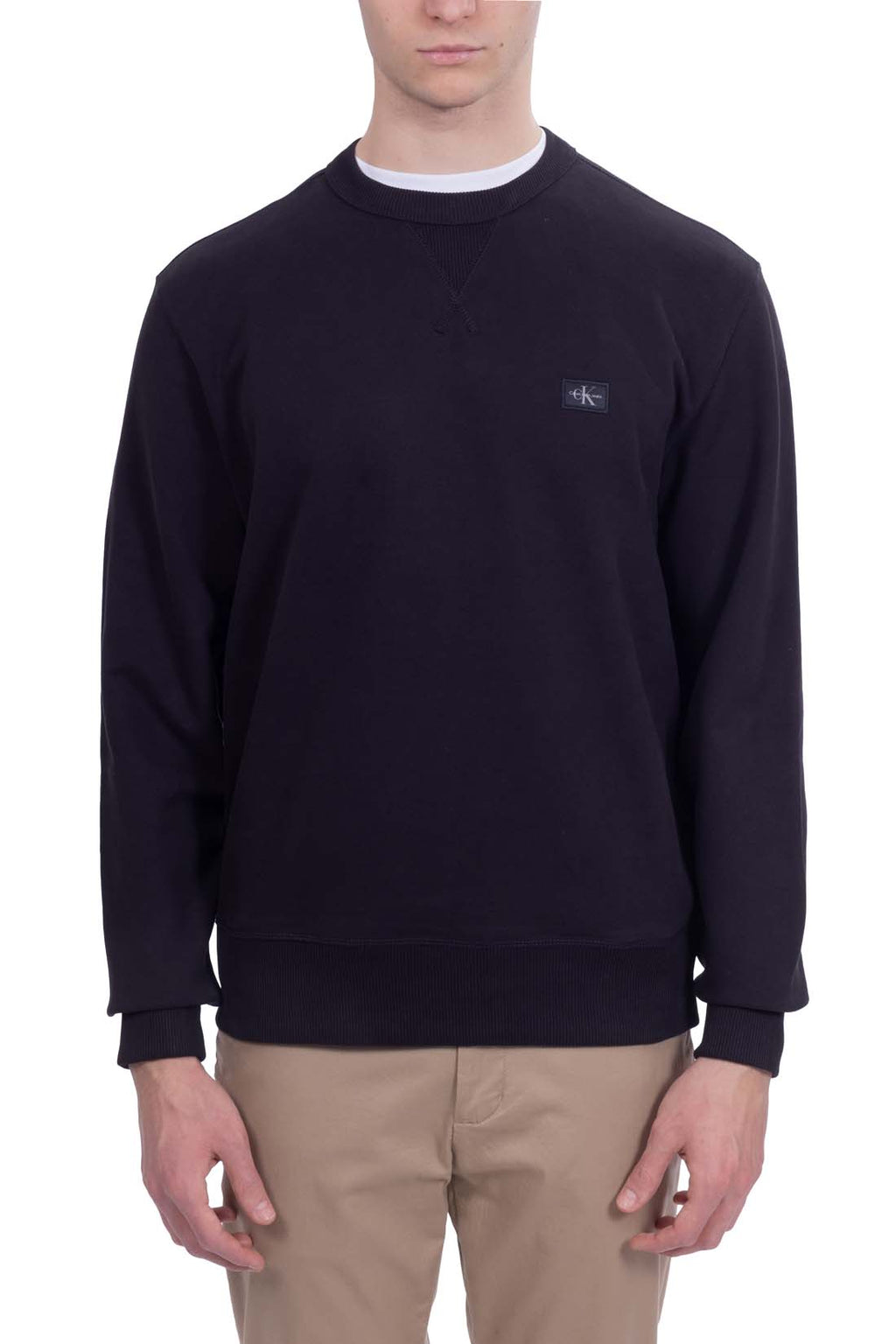 CALVIN KLEIN JEANS - Men's summer crewneck sweatshirt with logo  - Size XL-19