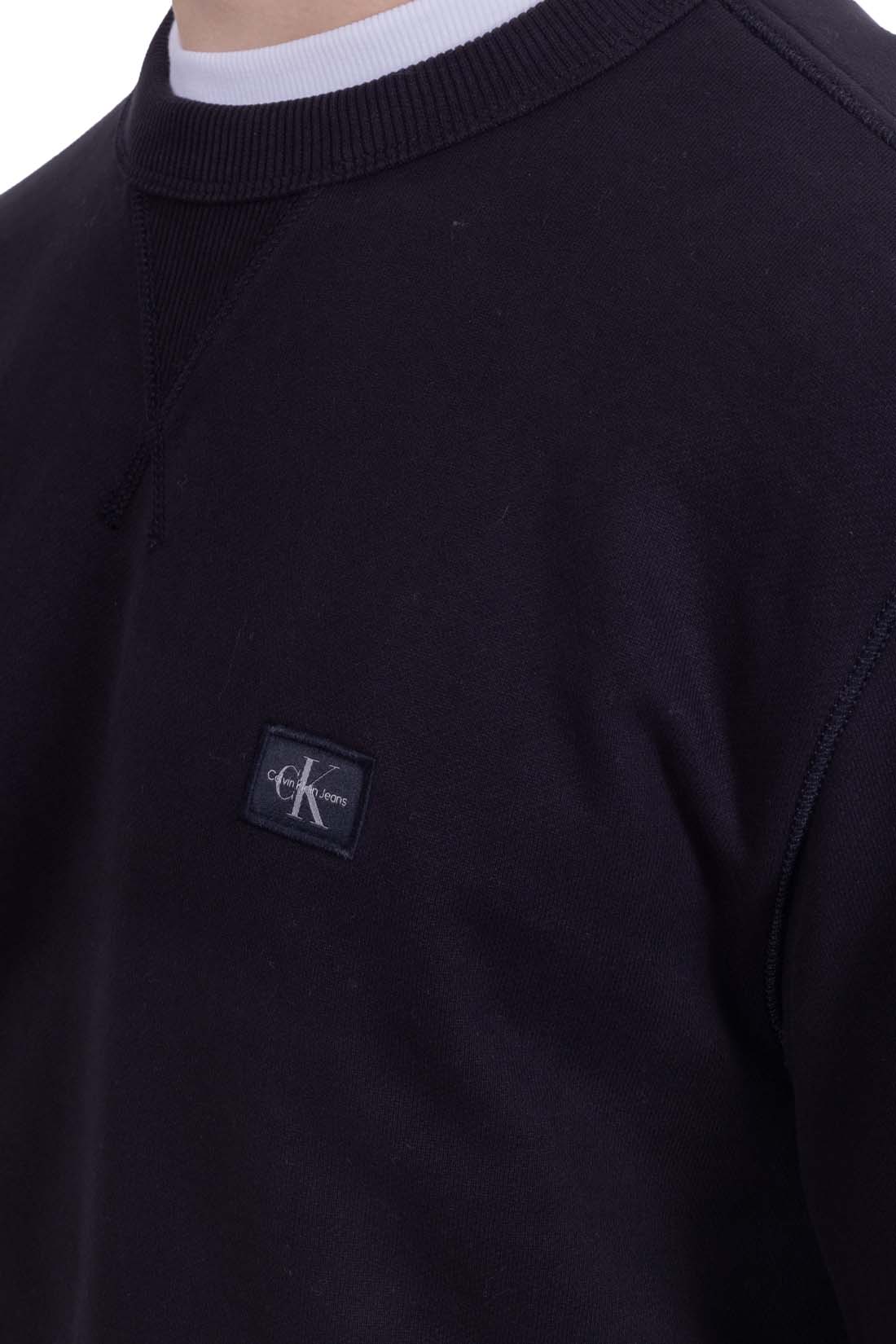 CALVIN KLEIN JEANS - Men's summer crewneck sweatshirt with logo  - Size XL-8