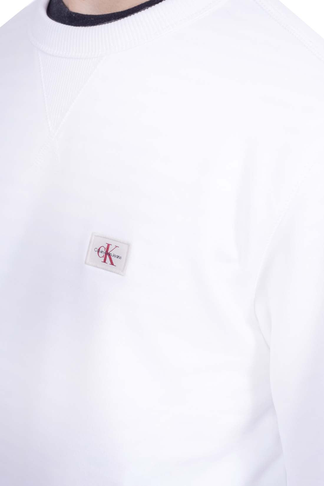 CALVIN KLEIN JEANS - Men's summer crewneck sweatshirt with logo  - Size XL-32