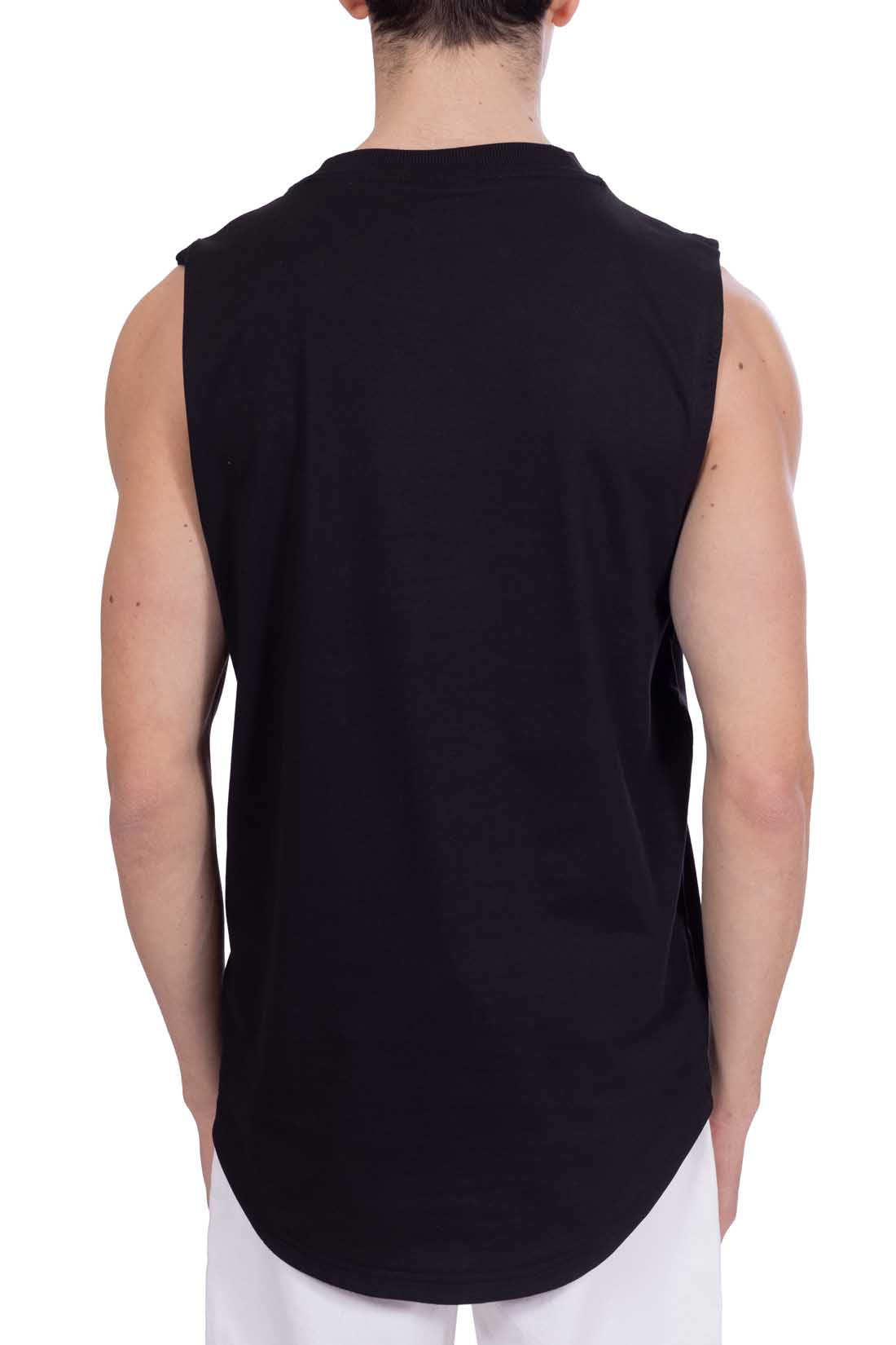 CALVIN KLEIN JEANS - Men's long tank top with logo patch  - Size L-10