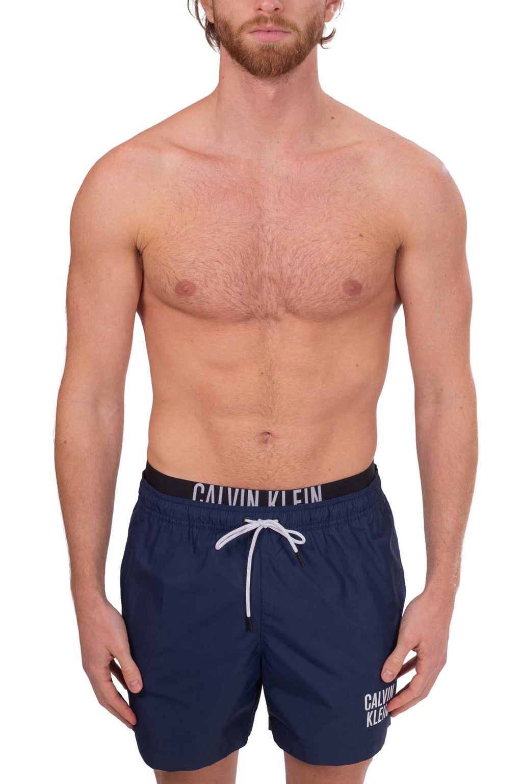 CALVIN KLEIN - Men's swim shorts with elasticated waist  - Size M-1