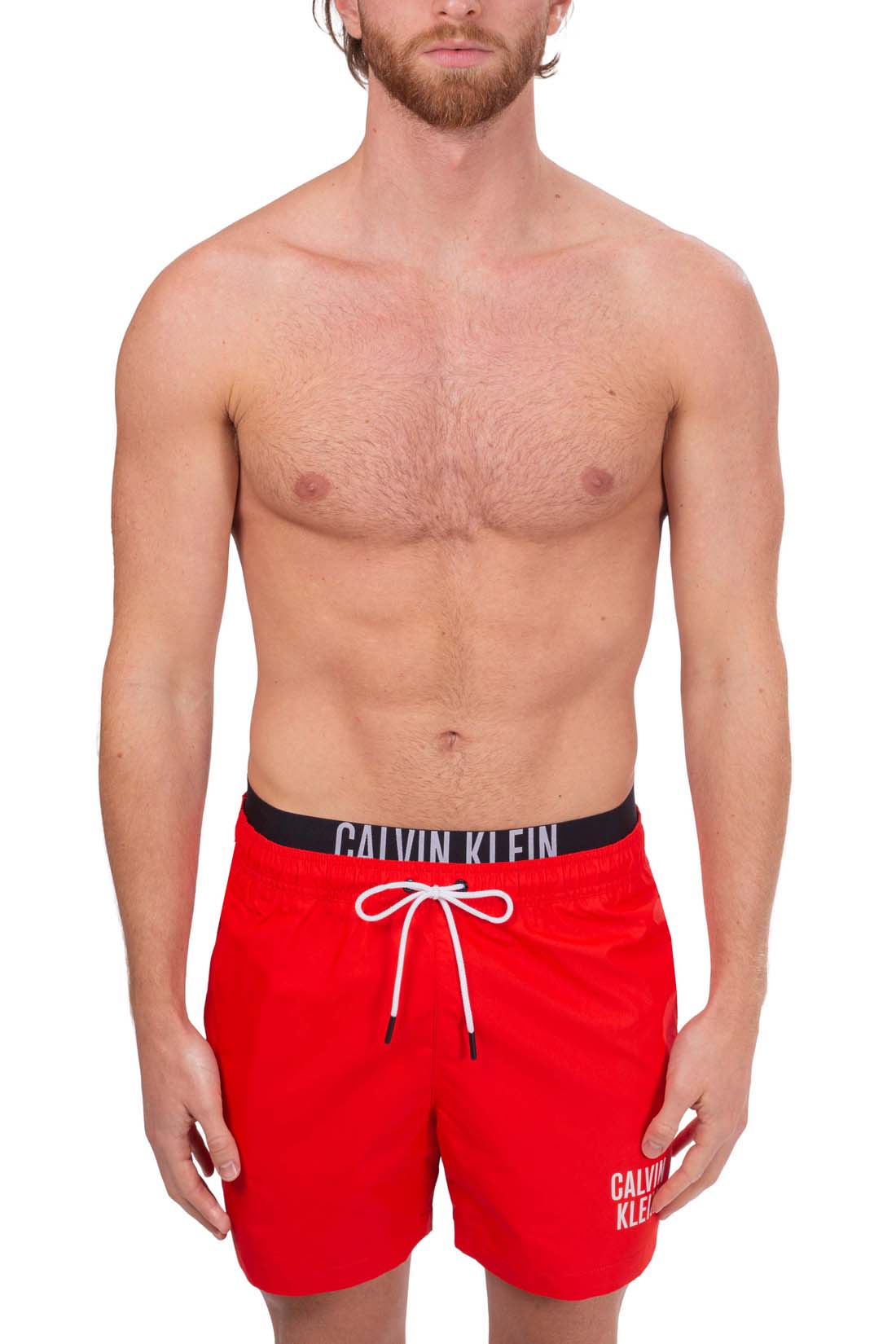 CALVIN KLEIN - Men's swim shorts with elasticated waist  - Size M-13