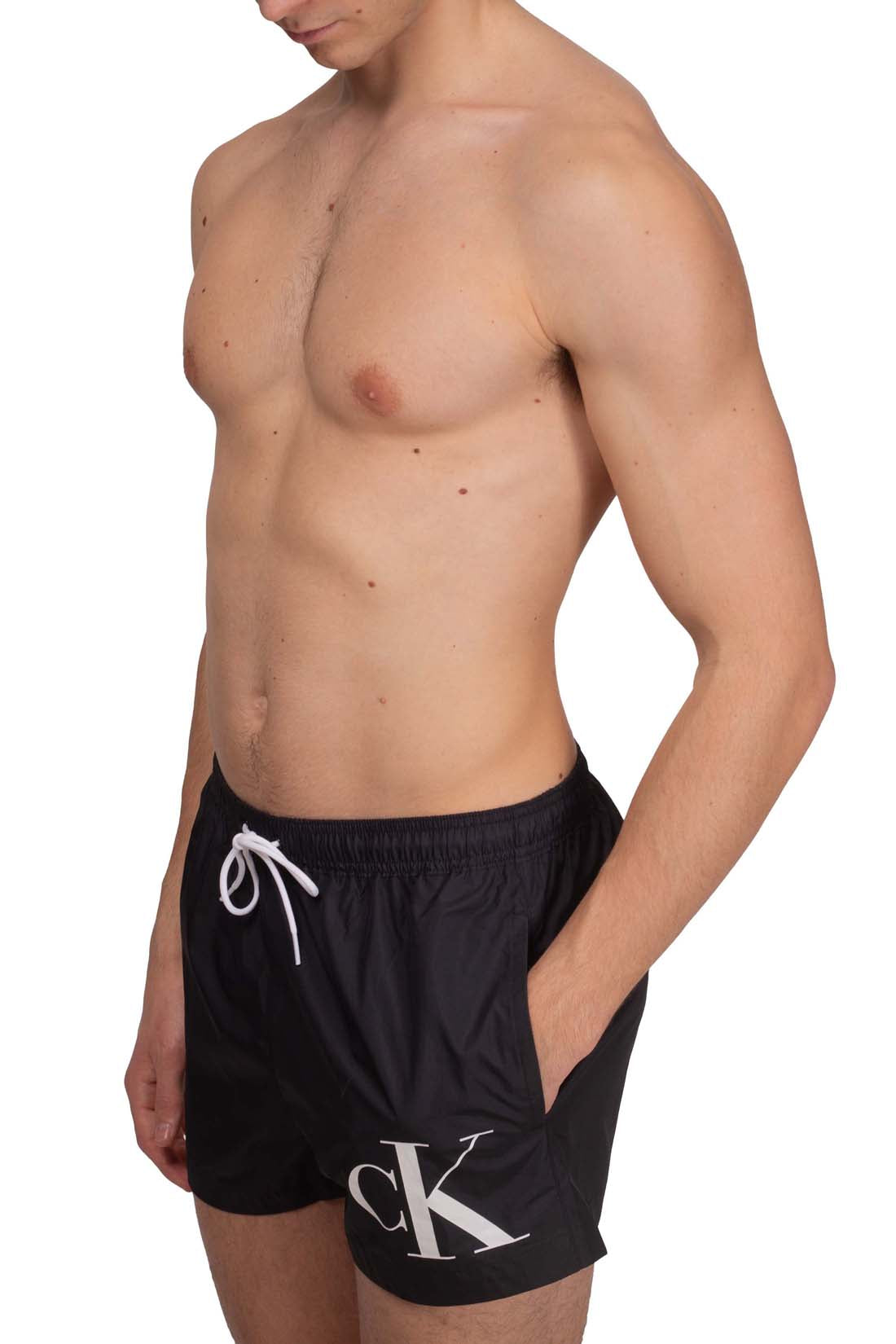 CALVIN KLEIN - Men's monogram swim shorts-9