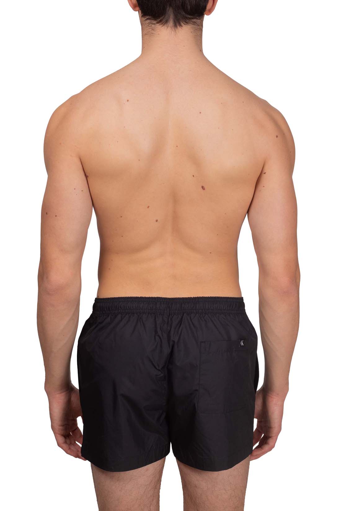 CALVIN KLEIN - Men's monogram swim shorts-1