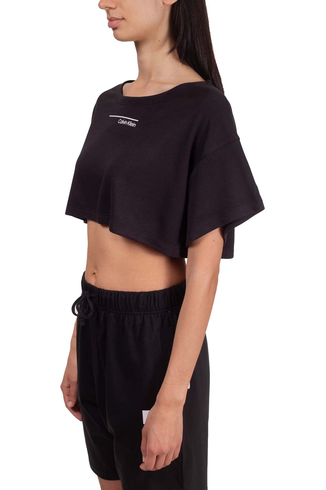 CALVIN KLEIN - Women's crop oversize top-3
