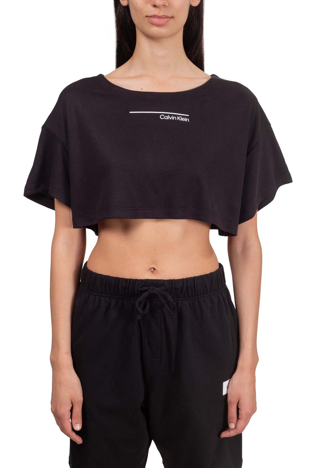 CALVIN KLEIN - Women's crop oversize top-1