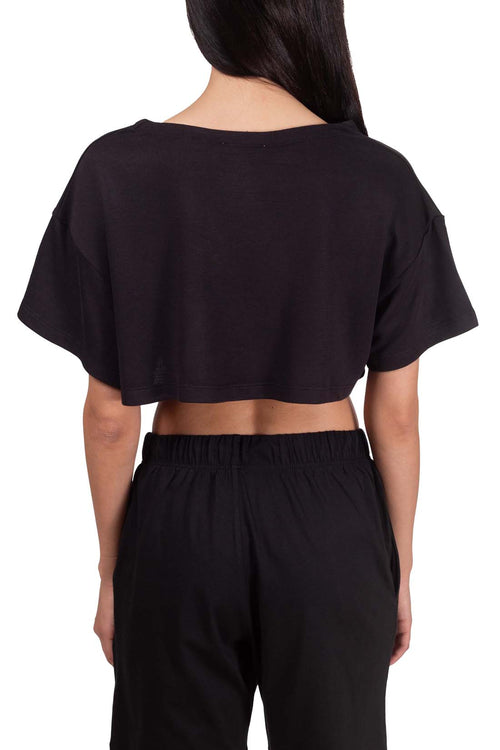 CALVIN KLEIN - Women's crop oversize top-10