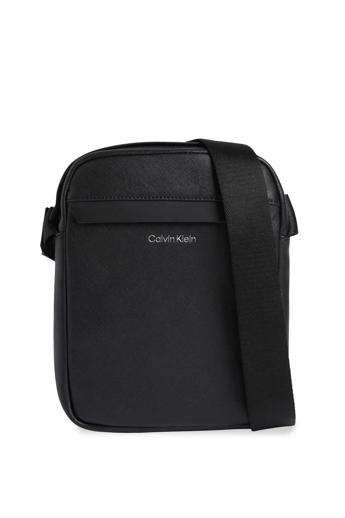 CALVIN KLEIN JEANS - Men's reporter bag with frontal pockets-4