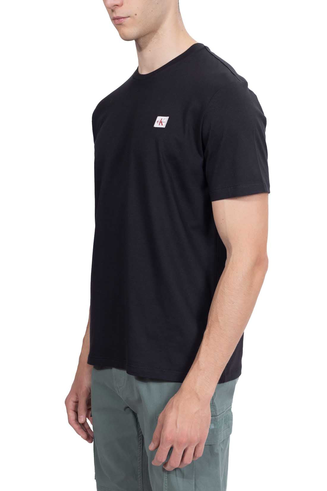 CALVIN KLEIN JEANS - Men's T-shirt with logo patch-9